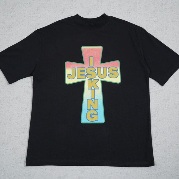 Kanye West Cross Print Short Sleeve